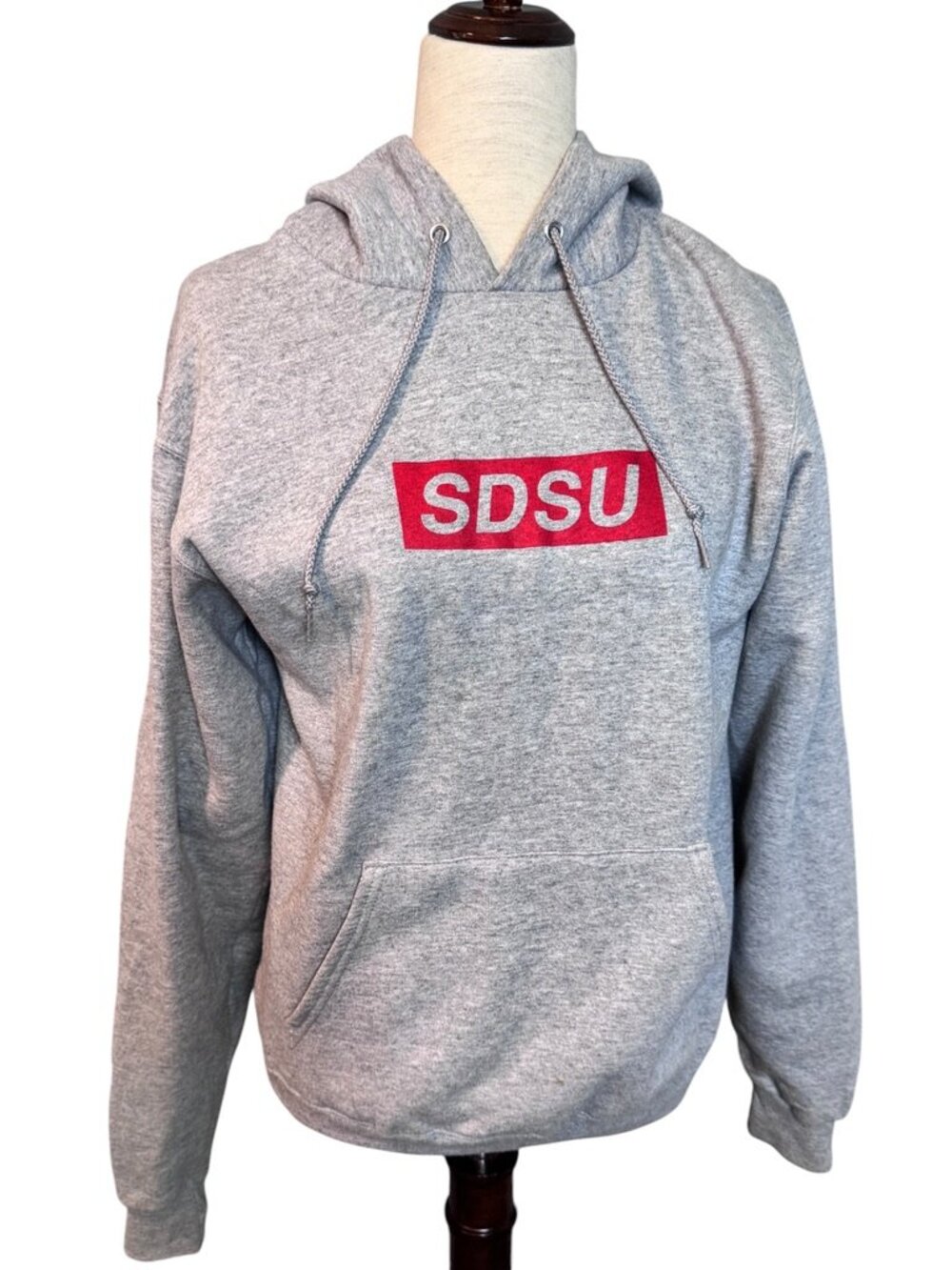 CHAMPION SDSU women's grey and red sweatshirt Size Small EUC
